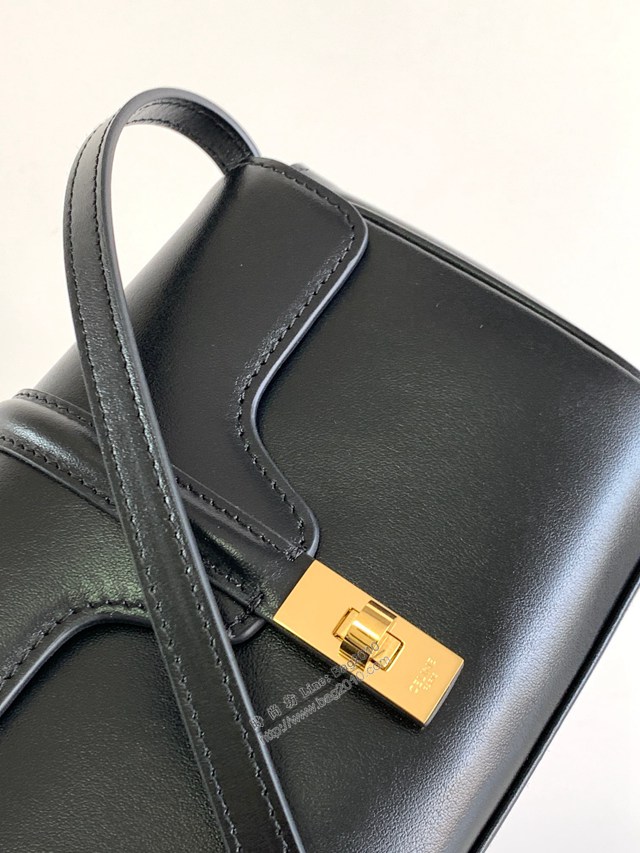 Celine專櫃23s春季新品SOFT16迷你光滑牛皮革手袋 賽琳單肩斜挎全皮女包 sldj2385